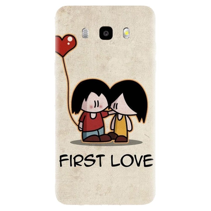 Husa din silicon compatibila cu Samsung Galaxy J7 2016 / J710 - model First Love