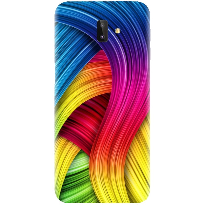 Husa din silicon compatibila cu Samsung Galaxy J6 Plus - model Culori