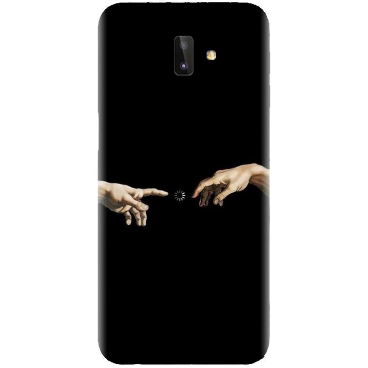 Husa din silicon compatibila cu Samsung Galaxy J6 Plus - model Arta contemporana