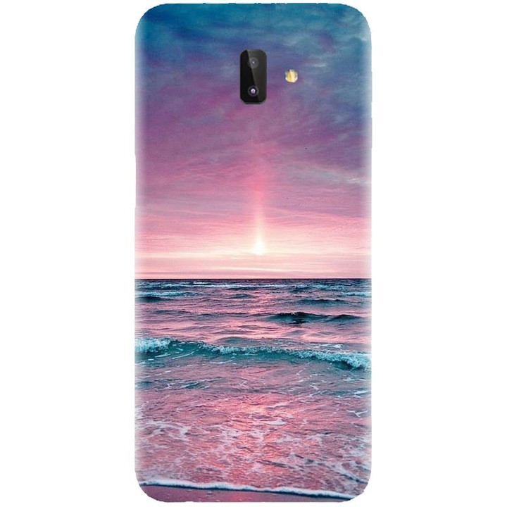 Husa din silicon compatibila cu Samsung Galaxy J6 Plus - model Ocean