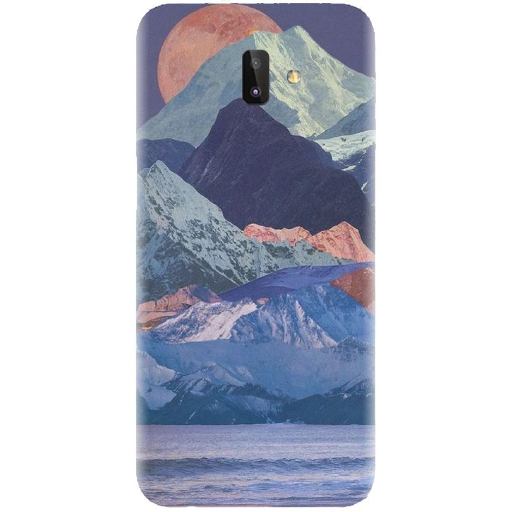 Husa din silicon compatibila cu Samsung Galaxy J6 Plus - model Collage Mountain