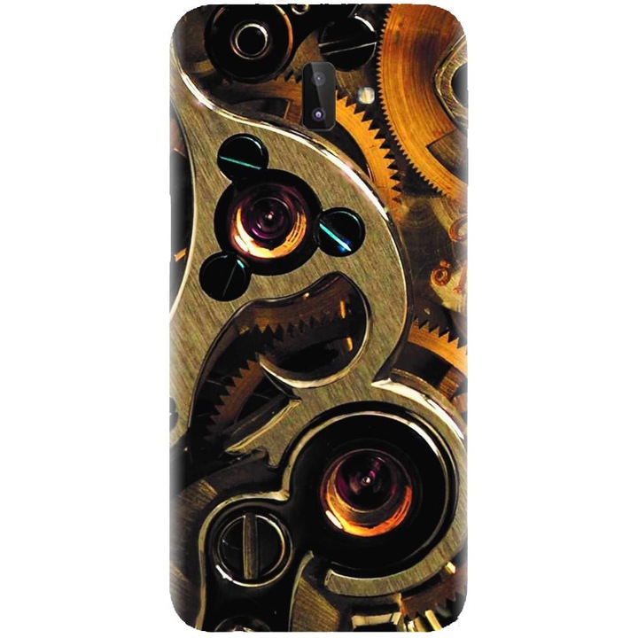 Husa din silicon compatibila cu Samsung Galaxy J6 Plus - model Clock Mechanism