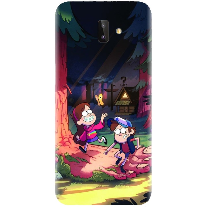 Husa din silicon compatibila cu Samsung Galaxy J6 Plus - model Gravity Falls