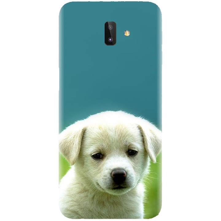 Husa din silicon compatibila cu Samsung Galaxy J6 Plus - model Puppy Style