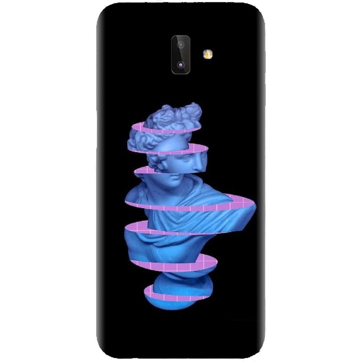 Husa din silicon compatibila cu Samsung Galaxy J6 Plus - model Sculptura