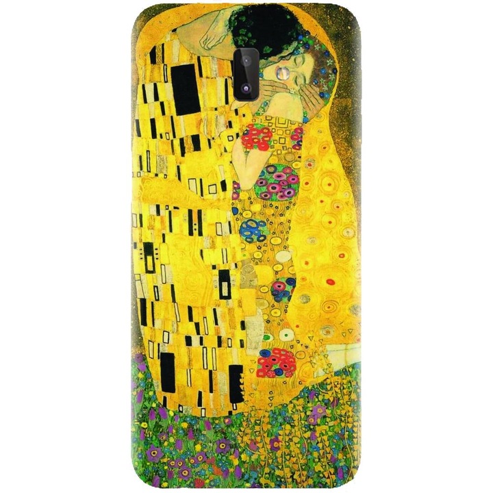 Husa din silicon compatibila cu Samsung Galaxy J6 Plus - model The Kiss