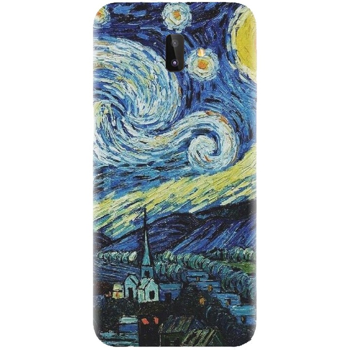 Husa din silicon compatibila cu Samsung Galaxy J6 Plus - model The Starry Night