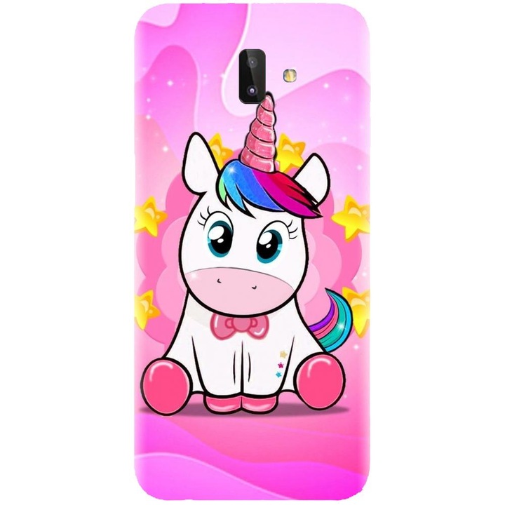 Husa din silicon compatibila cu Samsung Galaxy J6 Plus - model Dream like a Unicorn