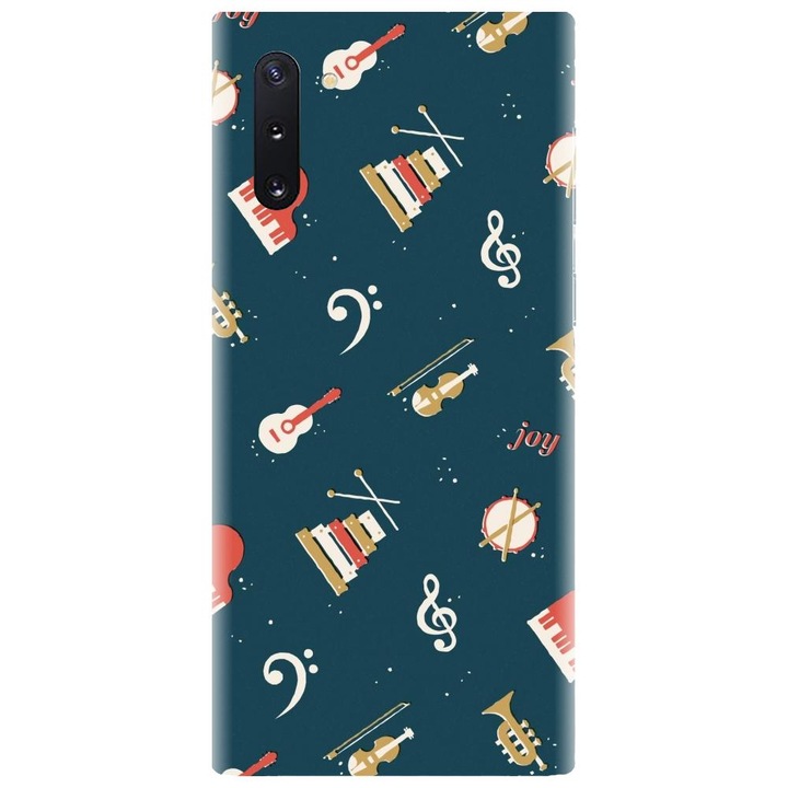 Калъф, Съвместим с Samsung Galaxy Note 10, Модел Music, Силикон