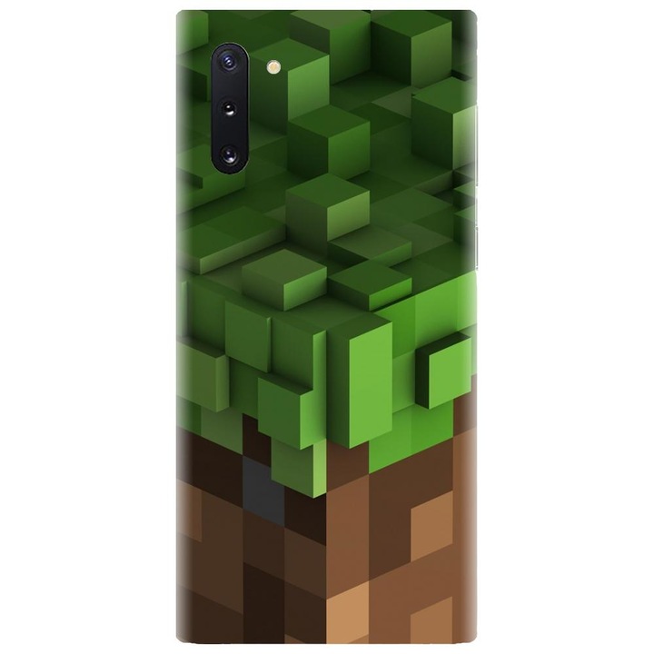 Калъф за Samsung Galaxy Note 10 - модел Minecraft, Силикон