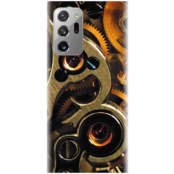 Силиконов калъф, съвместим с модел Samsung Galaxy Note 20 Ultra - Clock Mechanism