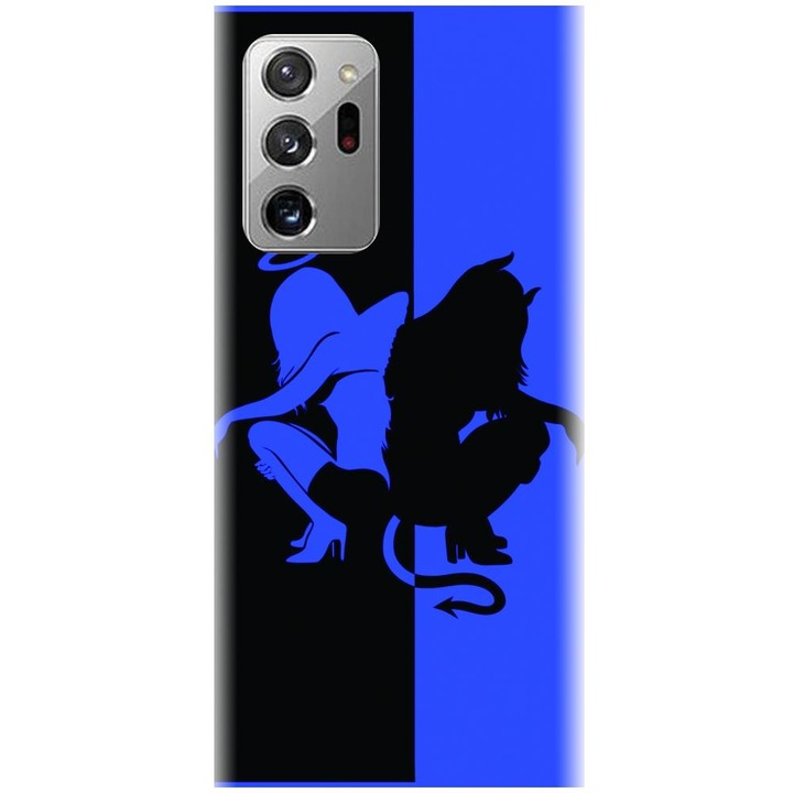 Силиконов калъф, съвместим с модел Samsung Galaxy Note 20 Ultra - Angel Devil