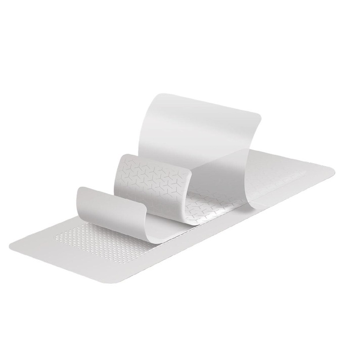 Plasture Border Post-Op, Mepilex, Elastic, Reducere durere, 10x25cm