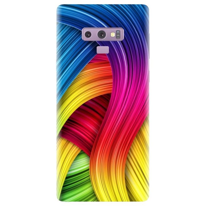 Силиконов калъф, съвместим с Samsung Galaxy Note 9 - Цветен модел