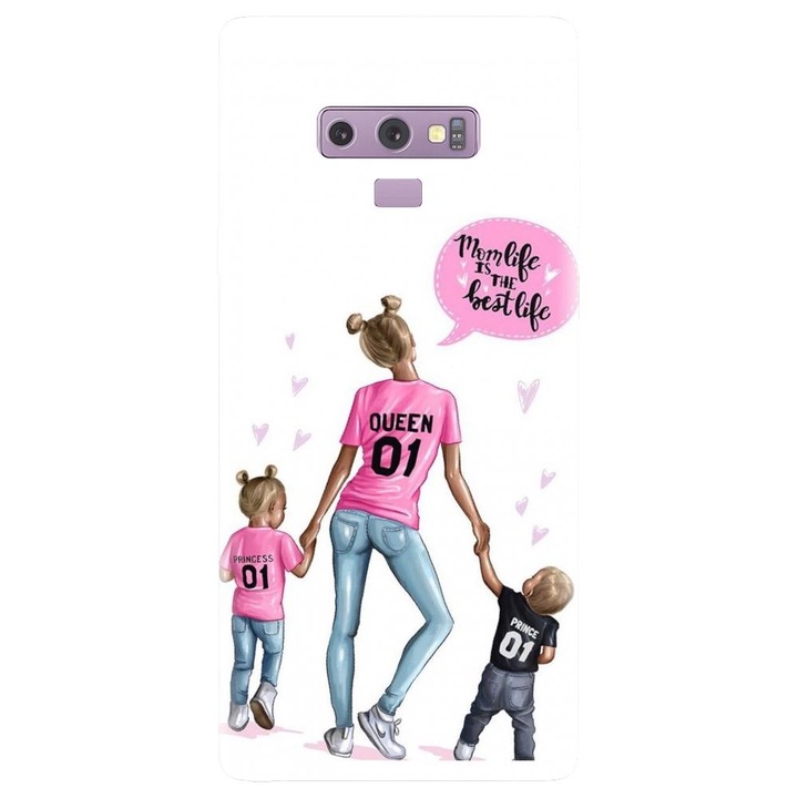 Husa din silicon compatibila cu Samsung Galaxy Note 9 - model Mama 2