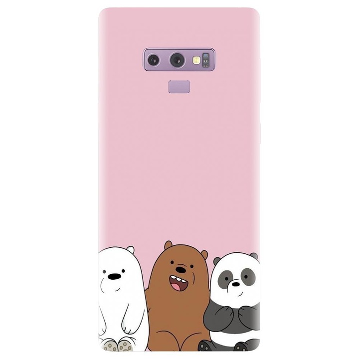 Силиконов калъф, съвместим с Samsung Galaxy Note 9 - модел Cei 3 panda