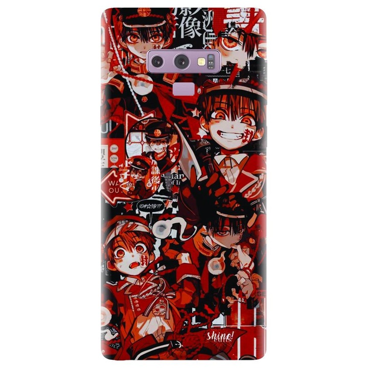 Силиконов кейс, съвместим с Samsung Galaxy Note 9 - модел Anime Red