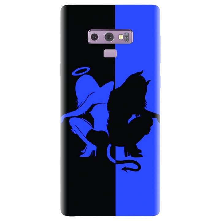 Силиконов калъф, съвместим с Samsung Galaxy Note 9 - модел Angel Devil