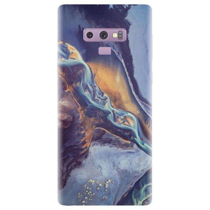 Силиконов капак, съвместим с Samsung Galaxy Note 9 - модел Abstract 101