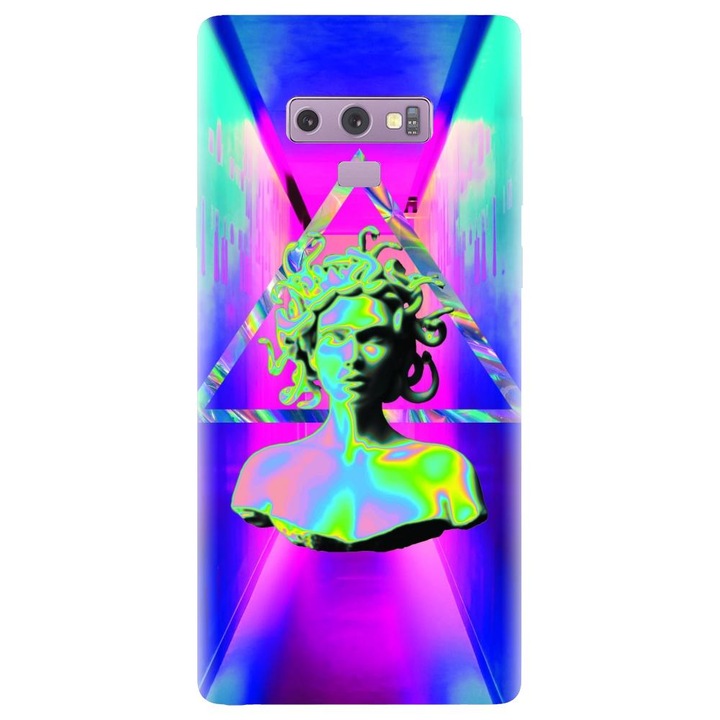 Husa din silicon compatibila cu Samsung Galaxy Note 9 - model Aesthetic Medusa