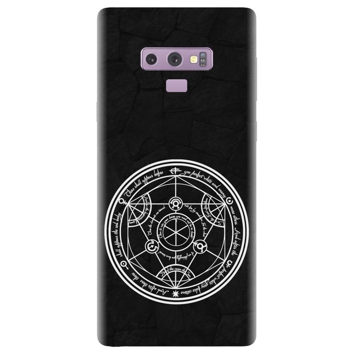 Силиконов калъф, съвместим с Samsung Galaxy Note 9 - модел Anime Transmutation Circle