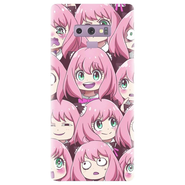 Husa din silicon compatibila cu Samsung Galaxy Note 9 - model Anime Anya