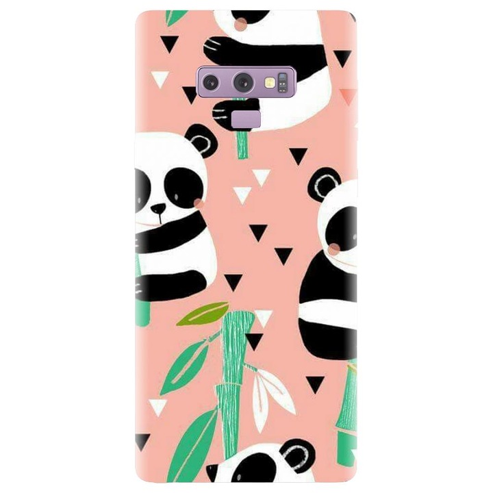 Силиконов калъф, съвместим с Samsung Galaxy Note 9 - модел Baby panda 001