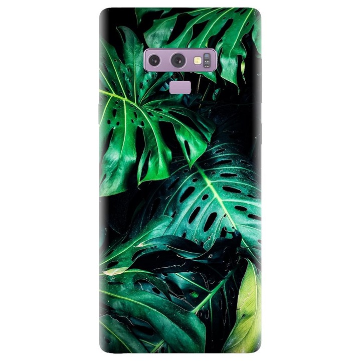 Силиконов калъф, съвместим с Samsung Galaxy Note 9 - модел Frunze De Monsferta