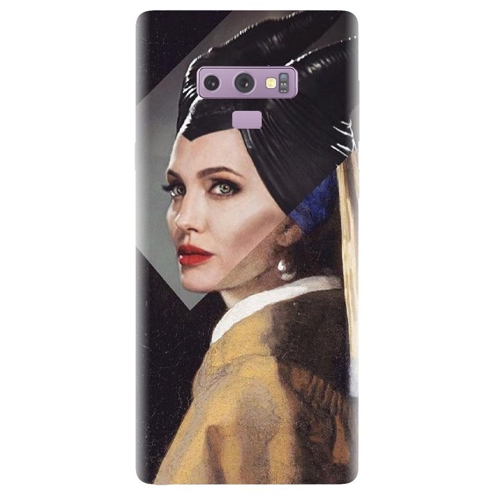 Силиконов калъф, съвместим с модел Samsung Galaxy Note 9 - Girl With A Pearl