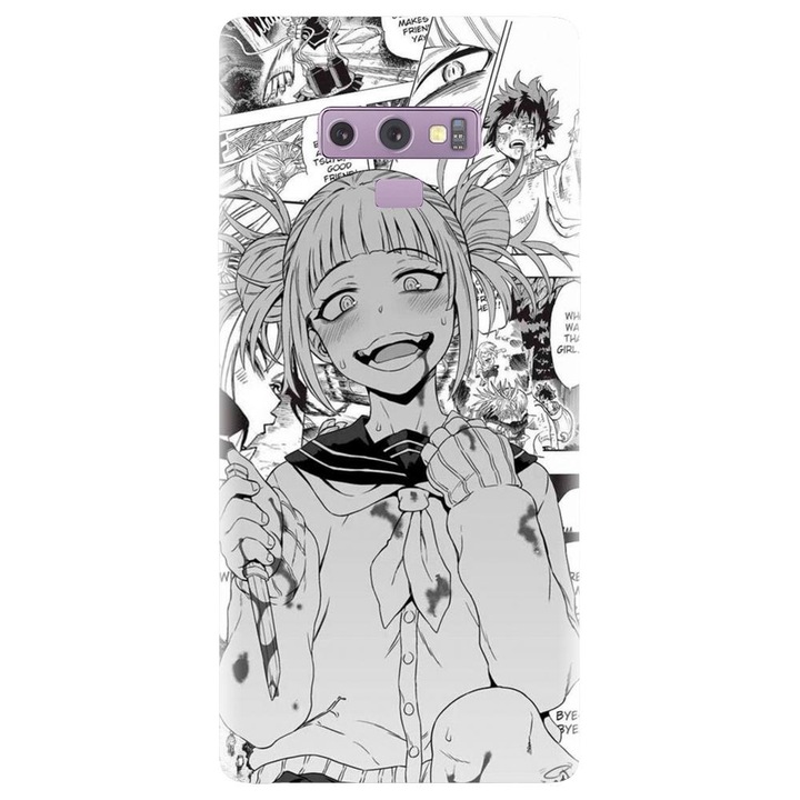 Husa din silicon compatibila cu Samsung Galaxy Note 9 - model Anime Himiko Toga