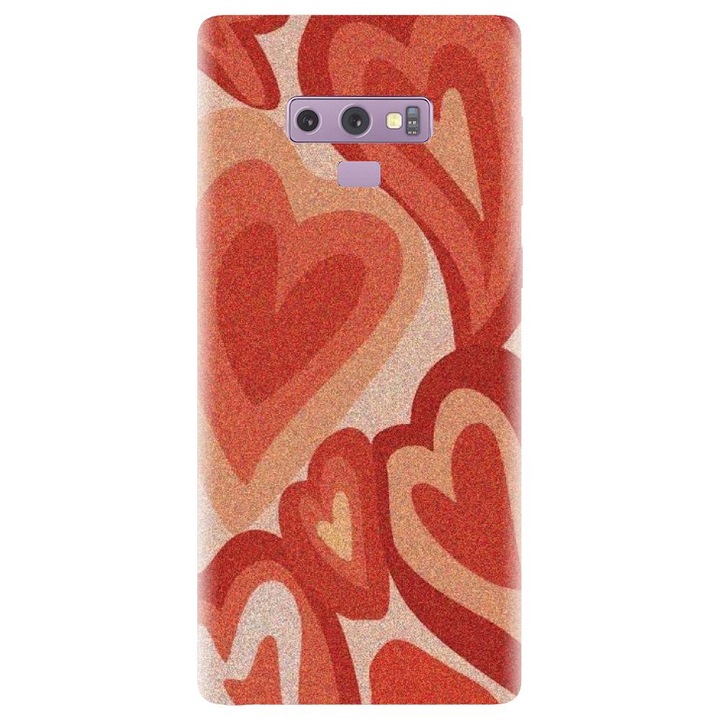 Силиконов капак, съвместим с Samsung Galaxy Note 9 - модел Hearts