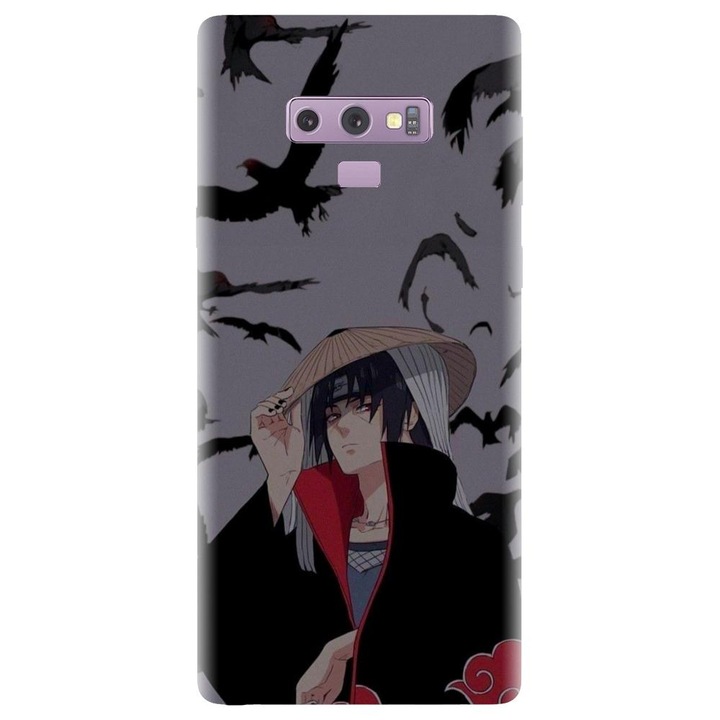 Husa din silicon compatibila cu Samsung Galaxy Note 9 - model Anime Itachi Uchiha