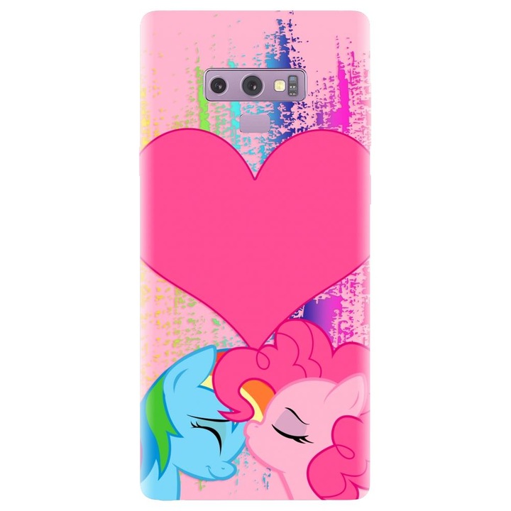 Силиконов калъф, съвместим с Samsung Galaxy Note 9 - модел Pinkie Kiss