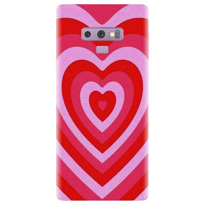 Husa din silicon compatibila cu Samsung Galaxy Note 9 - model PPG Heart Tunnel