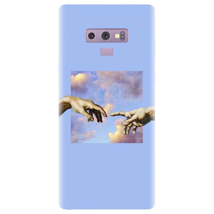 Husa din silicon compatibila cu Samsung Galaxy Note 9 - model The Touch Of God