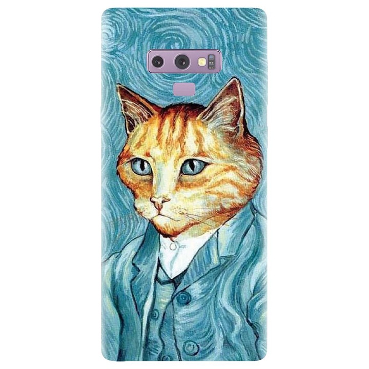 Husa din silicon compatibila cu Samsung Galaxy Note 9 - model Vincent Meow