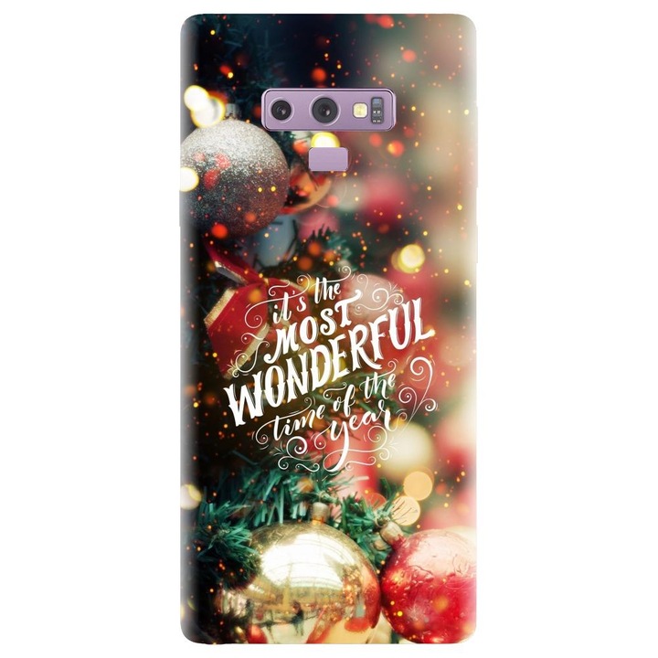 Husa din silicon compatibila cu Samsung Galaxy Note 9 - model Wonderful Time