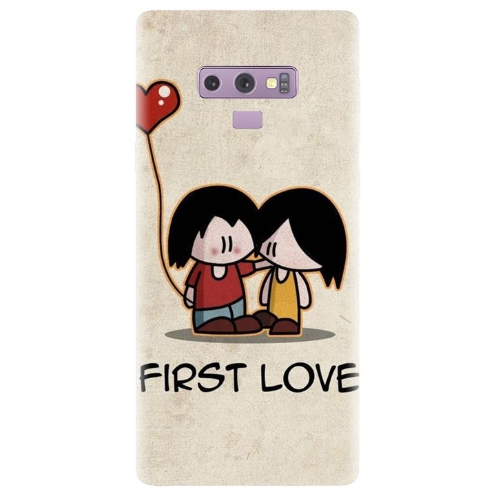 Husa din silicon compatibila cu Samsung Galaxy Note 9 - model First Love