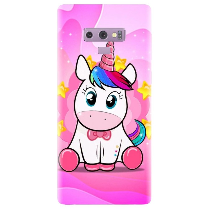 Husa din silicon compatibila cu Samsung Galaxy Note 9 - model Dream like a Unicorn