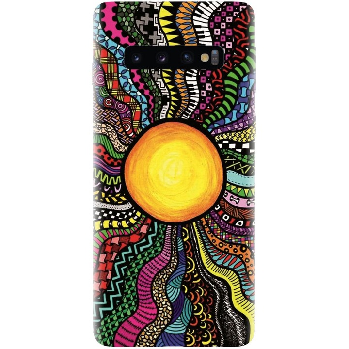 Szilikon tok kompatibilis a Samsung Galaxy S10 Plus - Sun modellel