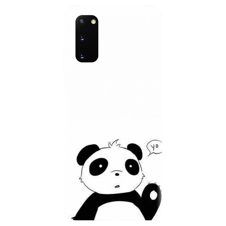Szilikon tok kompatibilis a Samsung Galaxy S20 FE / S20 FE 5G - Panda mobiltelefon modellel