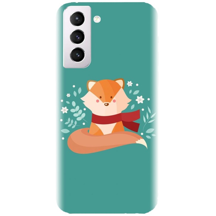Szilikon tok kompatibilis a Samsung Galaxy S21 FE - Winter Fox modellel