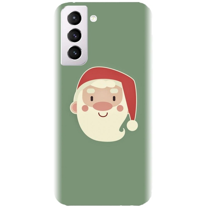 Husa din silicon compatibila cu Samsung Galaxy S21 FE - model Cute Santa Claus