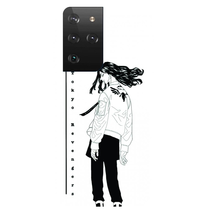 Szilikon tok kompatibilis a Samsung Galaxy S21 Ultra - Anime Keisuke modellel