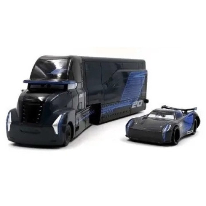 Set 2 masinute RESTEQ, Jackson Storm, metal si plastic, 26x5cm/8x4cm