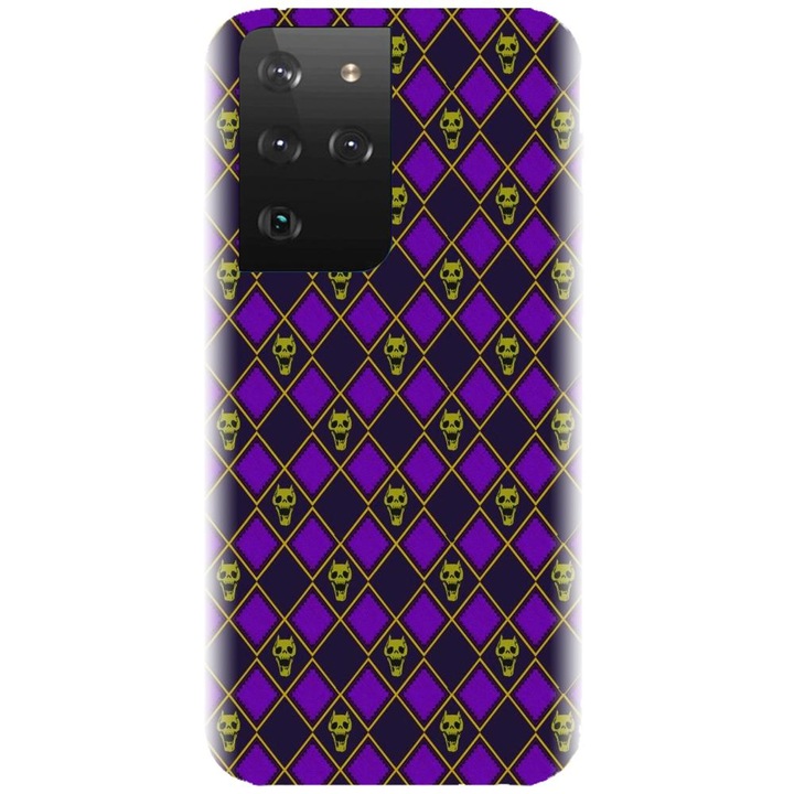 Szilikon tok kompatibilis a Samsung Galaxy S21 Ultra - Yoshikage Pattern modellel