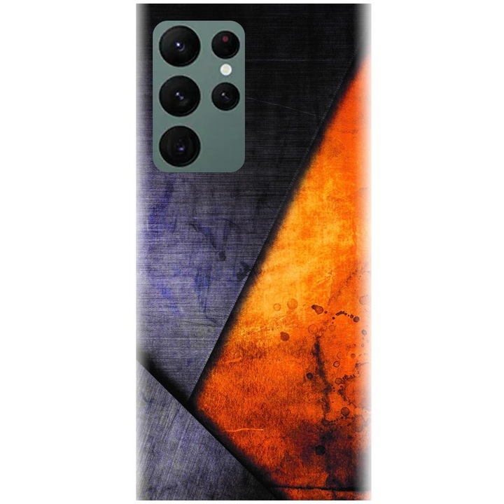 Силиконов калъф, съвместим с Samsung Galaxy S22 Ultra - Абстрактен модел