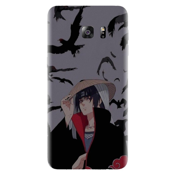 Husa din silicon compatibila cu Samsung Galaxy S7 - model Anime Itachi Uchiha
