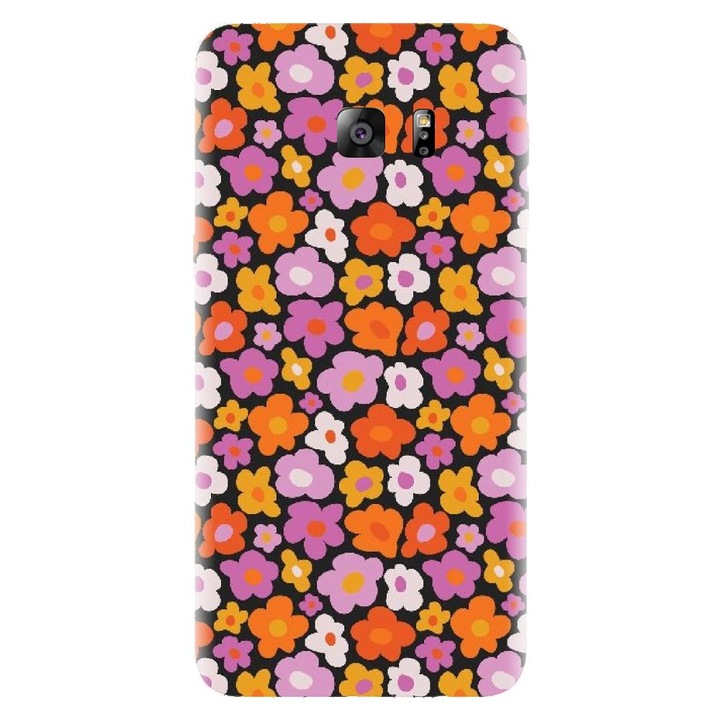 Husa din silicon compatibila cu Samsung Galaxy S6 - model Pattern Retro 5