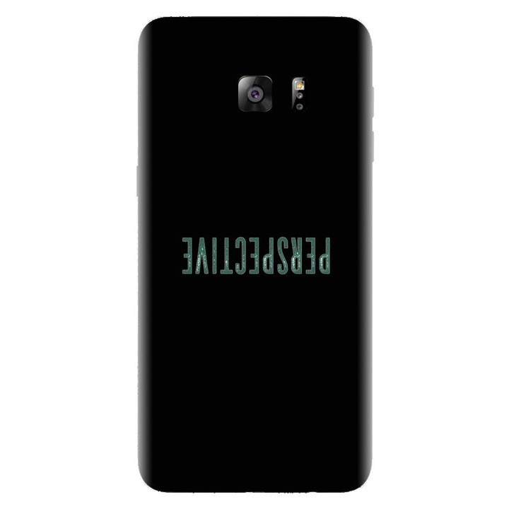 Husa din silicon compatibila cu Samsung Galaxy S6 - model Perspective Up